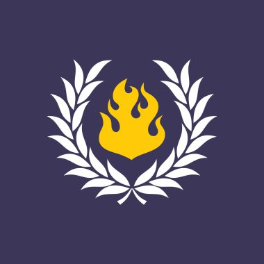 çelenk yangın çizim ile