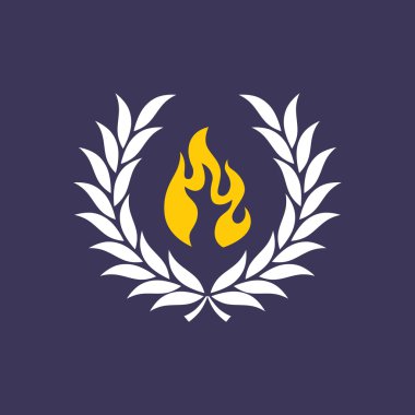 çelenk yangın çizim ile