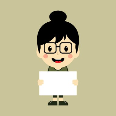 kadın holding boş işareti