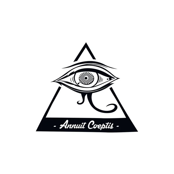 Eye of horus  illustration — Stock Vector