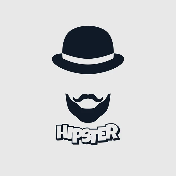 Hipster mísa hat — Stockový vektor