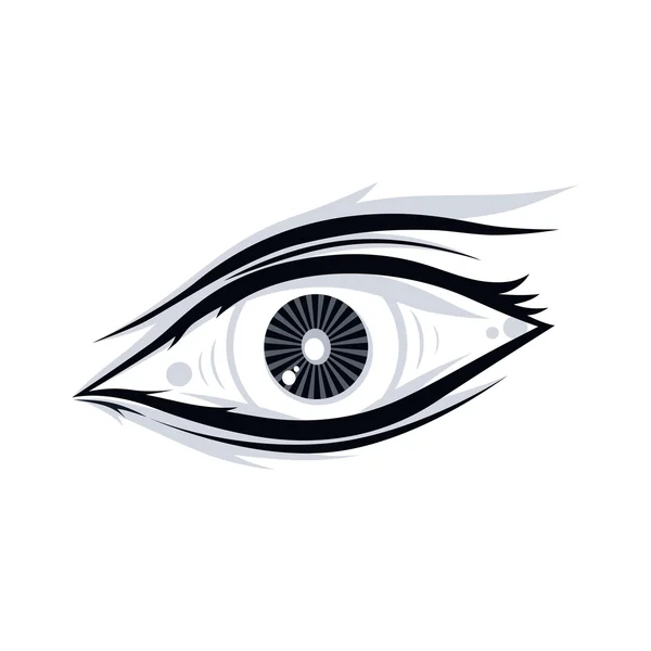 Abstract one eye — Stockvector
