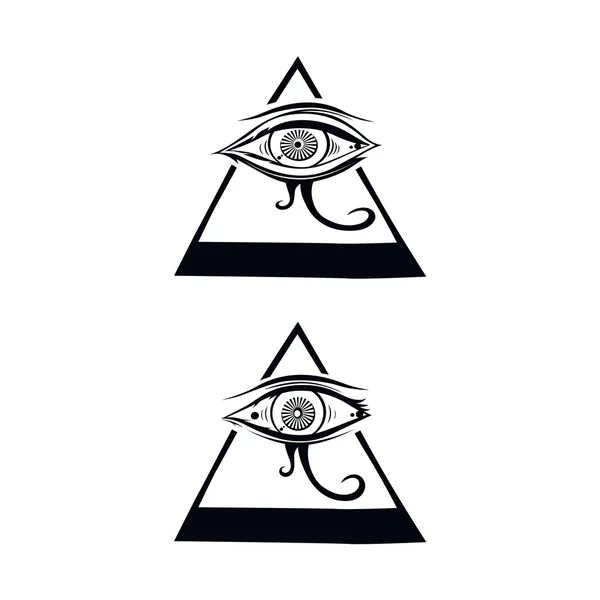 Oeil d'illustration horus — Image vectorielle