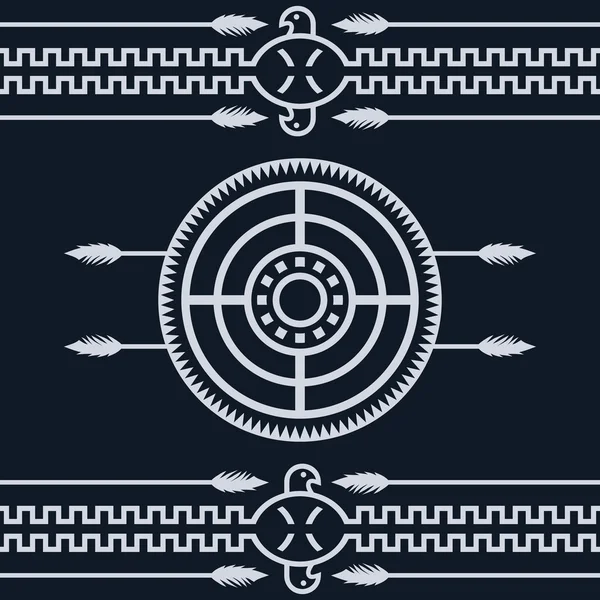 Native ethnic art symbol — Stock Vector