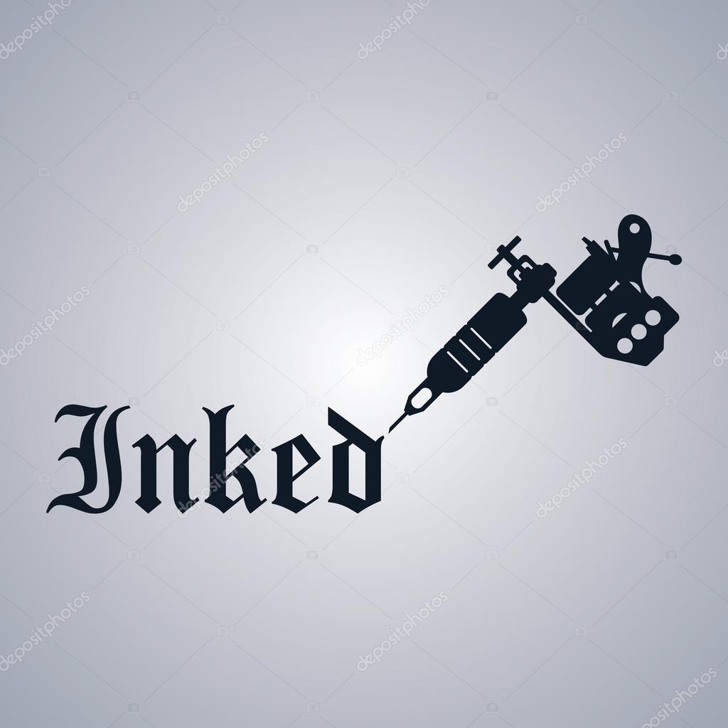 Tattoo parlor template vector illustration