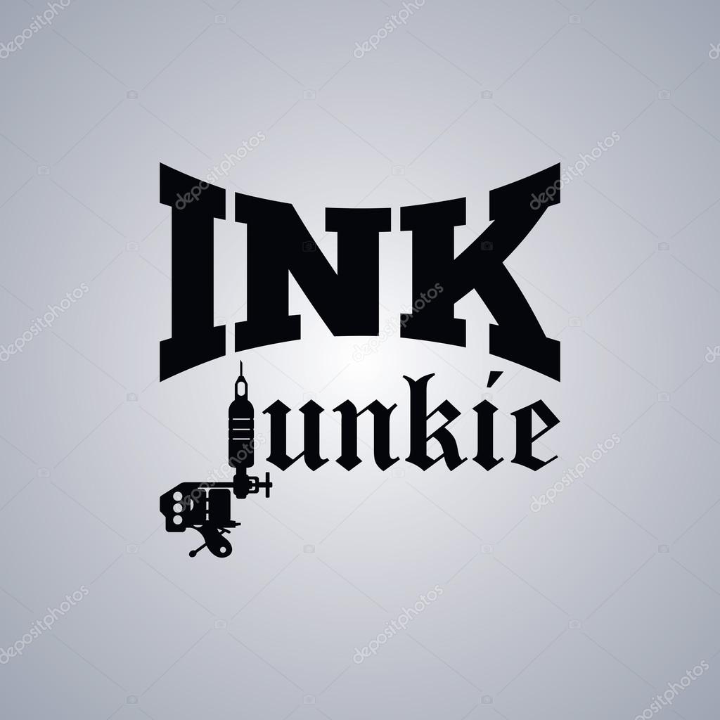 Tattoo parlor template vector illustration