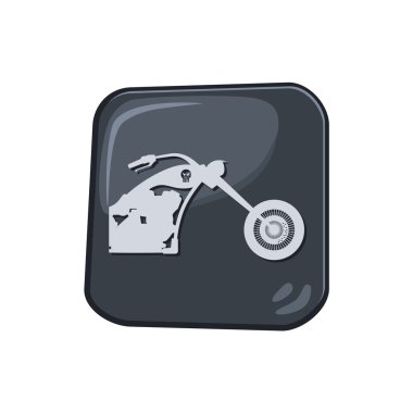 Hopper motosiklet kutsal kişilerin resmi düğme