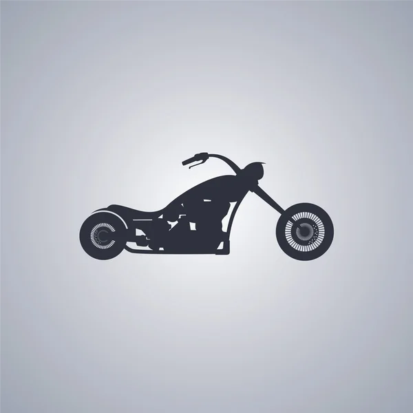 Motocicleta - moto helicóptero — Vector de stock