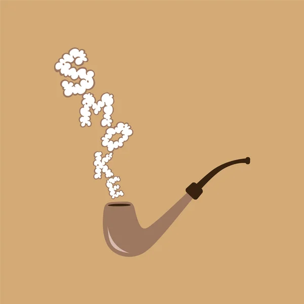 Illustration de la pipe à tabac — Image vectorielle