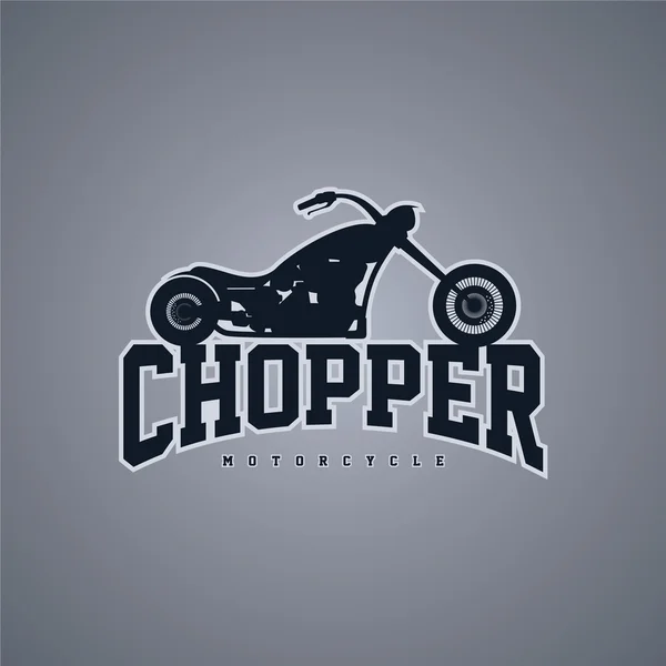 Klassieke chopper motorfiets thema — Stockvector