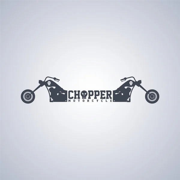 Chopper Motorrad Thema — Stockvektor