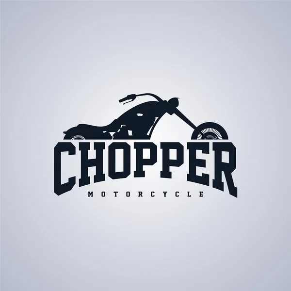 Motorfiets - chopper bike — Stockvector