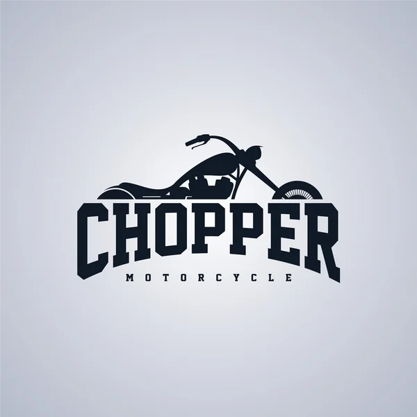 Moto - chopper bike — Image vectorielle