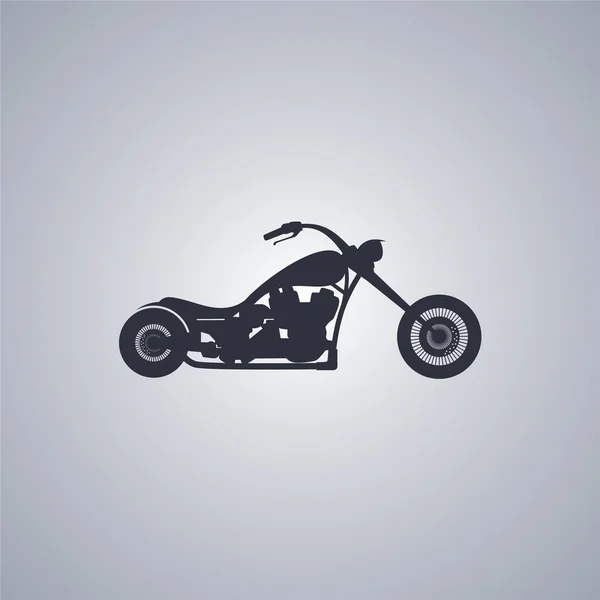Motocykl - chopper kola — Stockový vektor