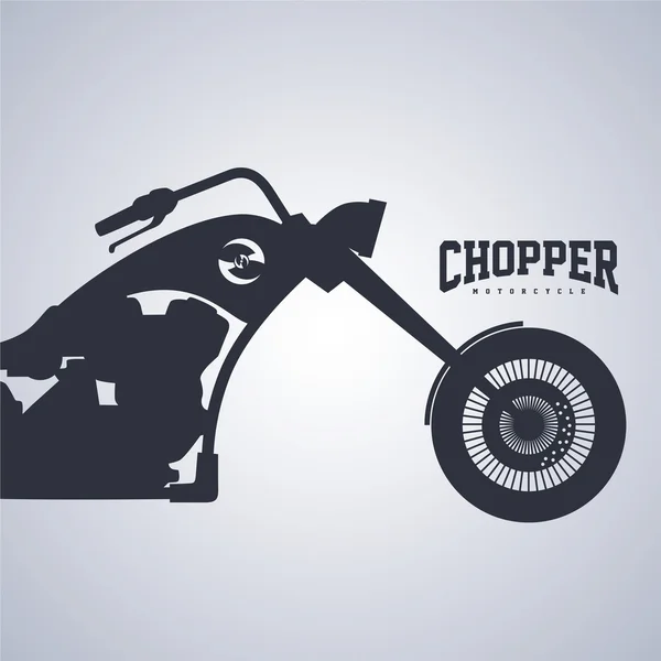 Motorrad - Chopper Bike — Stockvektor