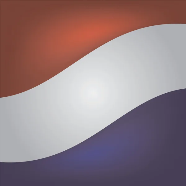 Nederlandse vlag afbeelding — Stockvector