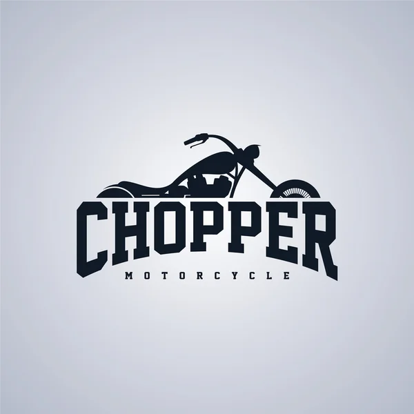 Motocykl - rower chopper — Wektor stockowy