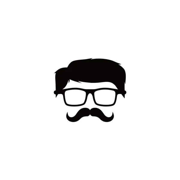 Geek gars icône — Image vectorielle