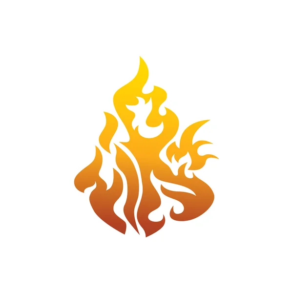 Sıcak ateş yakmak — Stok Vektör