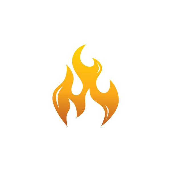 Brucia fuoco caldo — Vettoriale Stock