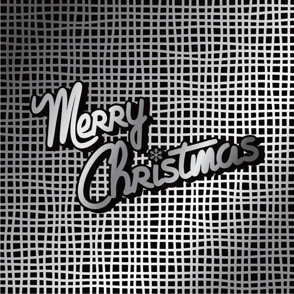 Monochrome fond de Noël — Image vectorielle