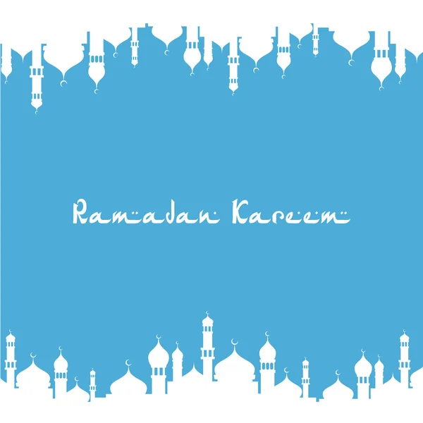 Islamische Ramadan mubarak Kunst Thema — Stockvektor