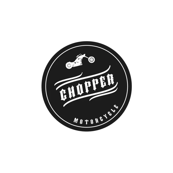 Chopper motocycliste — Image vectorielle