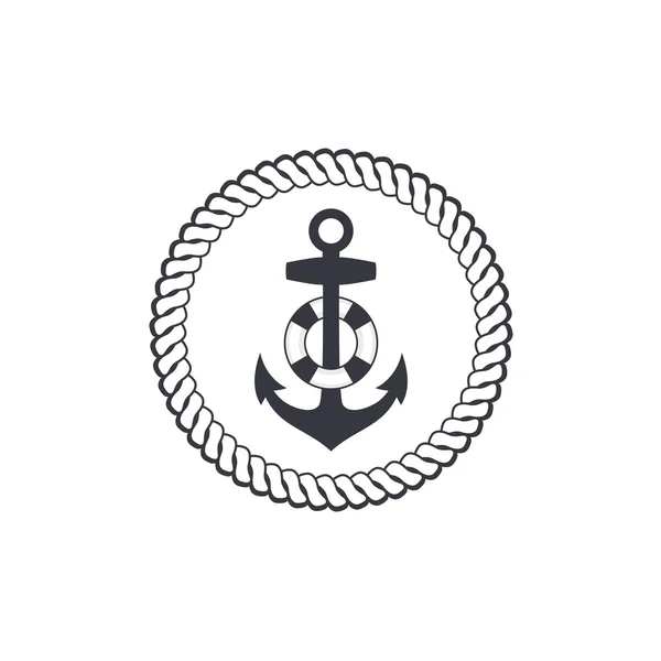 Nautical symbol theme — Stock Vector