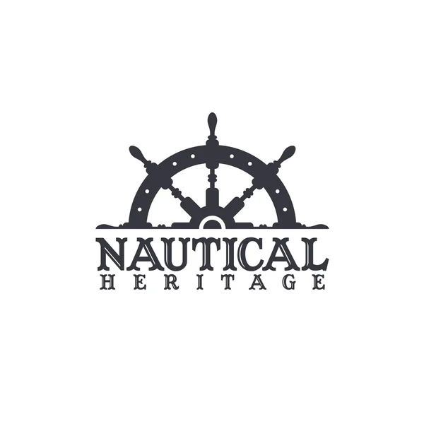 Nautiska symbol tema — Stock vektor