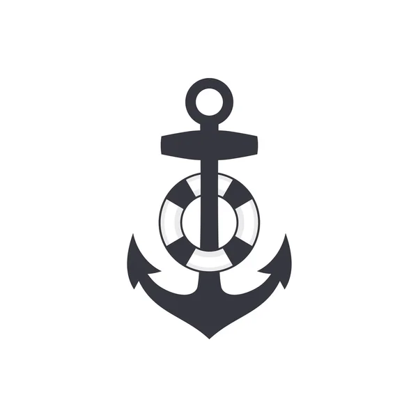 Nautical symbol theme — Stock Vector