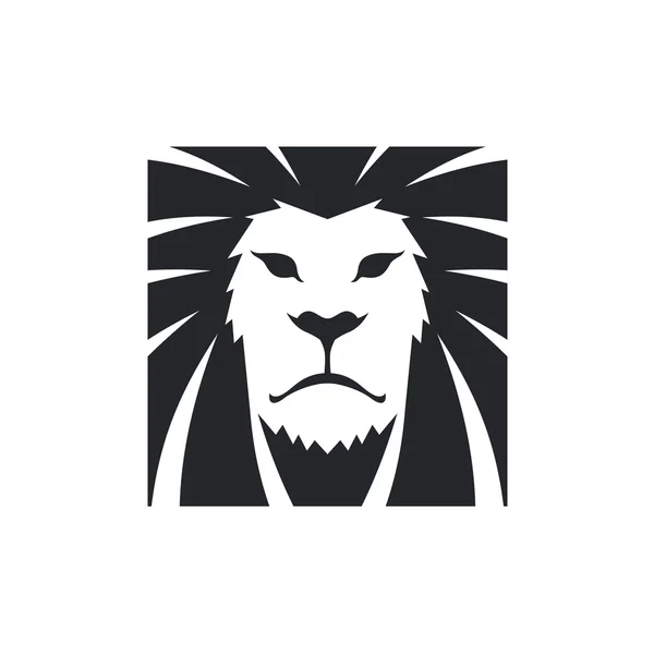 Plantilla de logotipo de Lion Head — Vector de stock