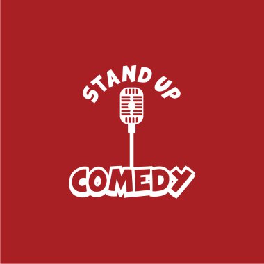 stand up comedy stage live show clipart