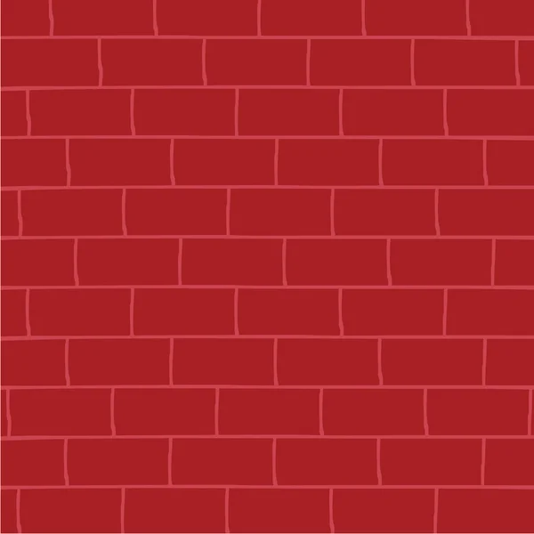 Hintergrund aus rotem Backstein — Stockvektor