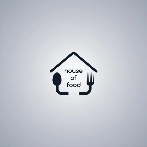 House of food  template — Stock Vector