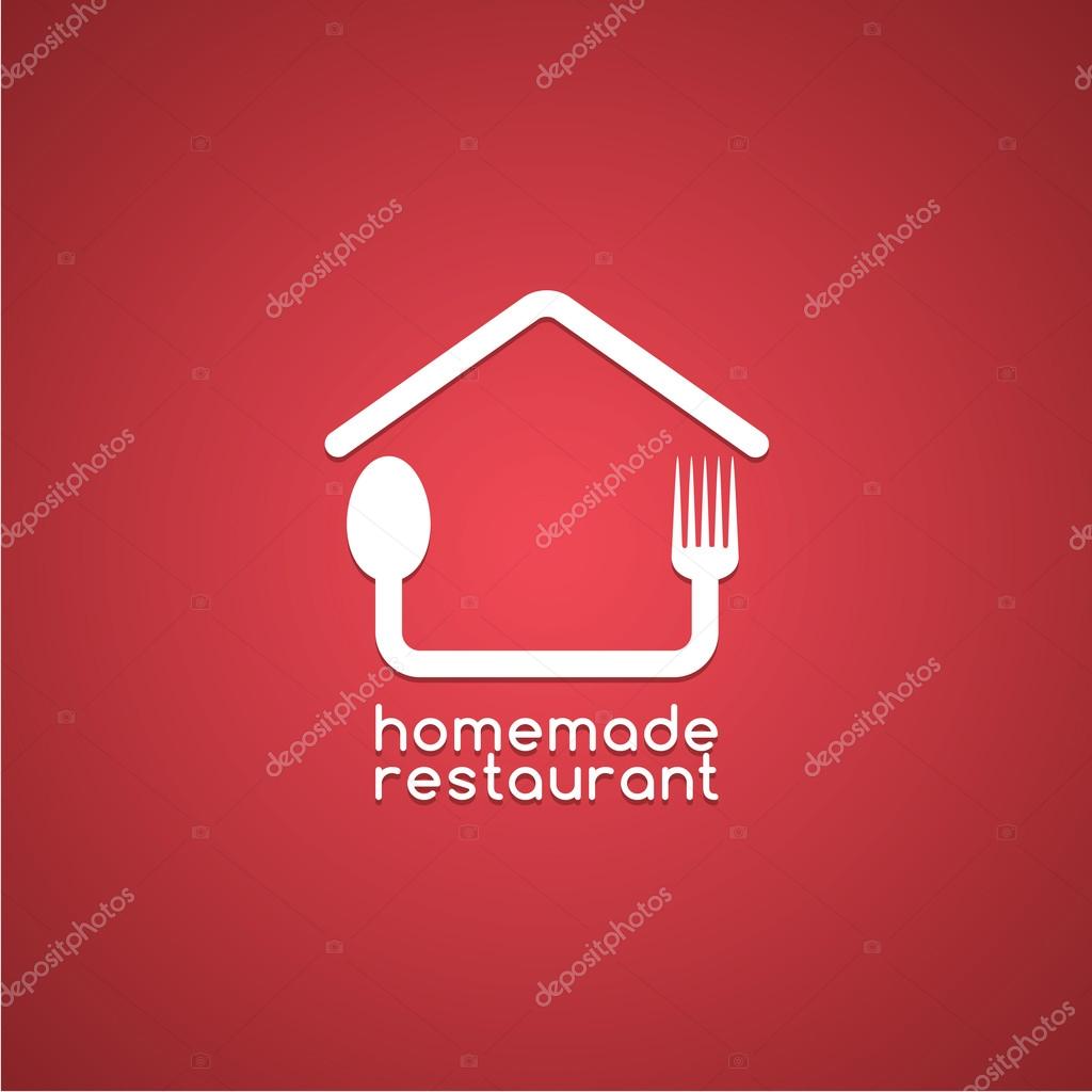 House of food  template banner in vector