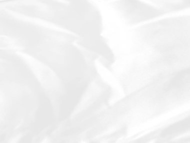 Beyaz gri kumaş, yumuşak dalgalı lüks, soyut bulanık arkaplan