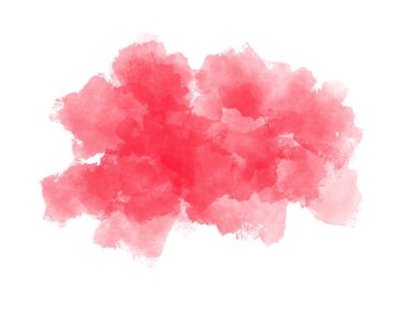 Beyaz arka planda güzel soyut sıçrayan kırmızı suluboya. Noel, düğün, Valentin konsepti