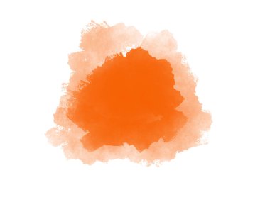 Soyut suluboya, turuncu arka gruplandırılmış.