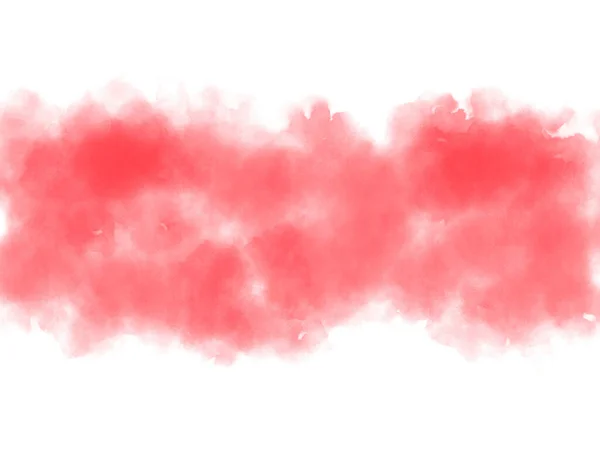 Aquarelas Vermelhas Abstratas Pintura Pincelada Sobre Fundo Papel Branco Para — Fotografia de Stock
