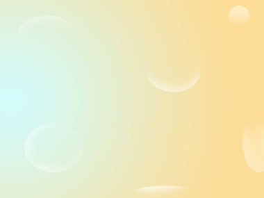 Metin ve tasarım için, eğimli, sarı ve yeşil üzerinde açık beyaz dairelerin soyut arkaplanı