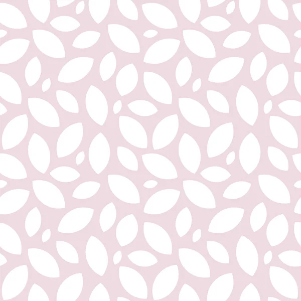 Ροζ Αφηρημένα Φύλλα Απρόσκοπτη Επαναλαμβανόμενο Σχέδιο Μοτίβο Παστέλ Φόντο — Διανυσματικό Αρχείο