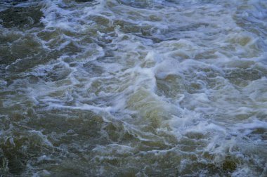 Fırtınalı dalgalar, yakın su, fırtına, karanlık su..