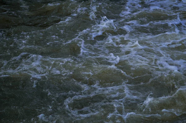Штормові Хвилі Вода Крупним Планом Буря Темна Вода — стокове фото