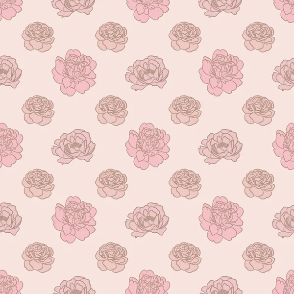 Çıplak şakayık deseni, kusursuz vektör deseni.