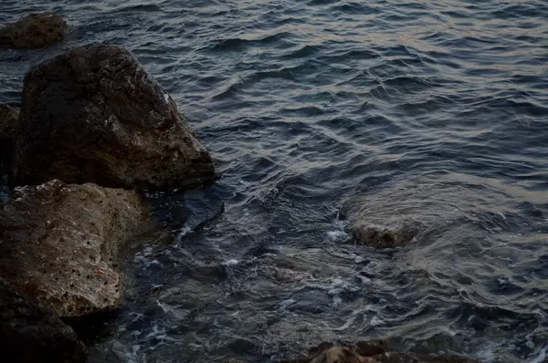 Croatia Beach Rocks Beach Sea Water Waves Sea — Stock Photo, Image