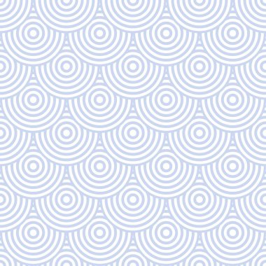 Mavi sanat deco pastel balık pulu arka plan, su desen gibi. Açık mavi ve beyaz.