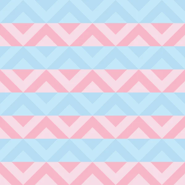 幾何学的なパステルシームレスな繰り返しベクトル背景 ピンクと青のヴィンテージ レトロなスタイル — ストックベクタ