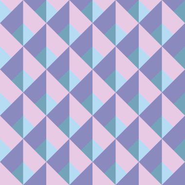 Mor ve mavi geometrik soyut tekrarlanan model arkaplan vektörü.