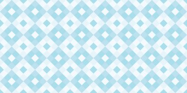 Mavi geometrik pürüzsüz tekrar örüntüsü arka planı, vektör tasarımı.