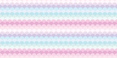 Balık pulu renkli soyut geometrik arkaplan deseni, pürüzsüz tekrarlama deseni, yatay çizgiler.